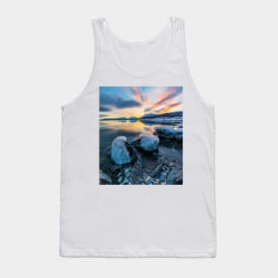 Beautiful Sunrise at Lake Tornetrask Tank Top